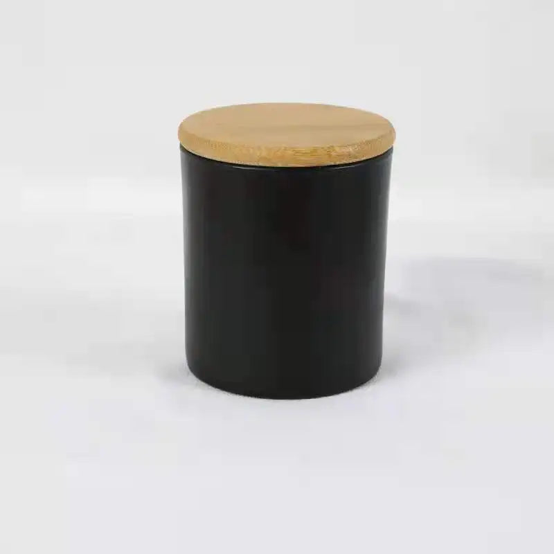 10oz 300ml Colored Thick Glass Candle Stand for DIY Candles with Lids Valentine's Day Home Decor Wholesale Bulk Fast Shipment