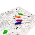Hot Selling Silicone Painting Mat Reusable Drawing Tool Learning Toy for Baby Recreations