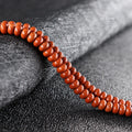 Wholesale Jewelry Making Fashion Crafts Natural Red Jasper Rondelle Abacus Wheel Spacer Loose Beads 15.5"