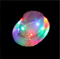 Fashion Decor Cowboy Hat Dance Party Decorate Luminous LED Cowboy Cowgirl Hat Flashing for Carnival Party