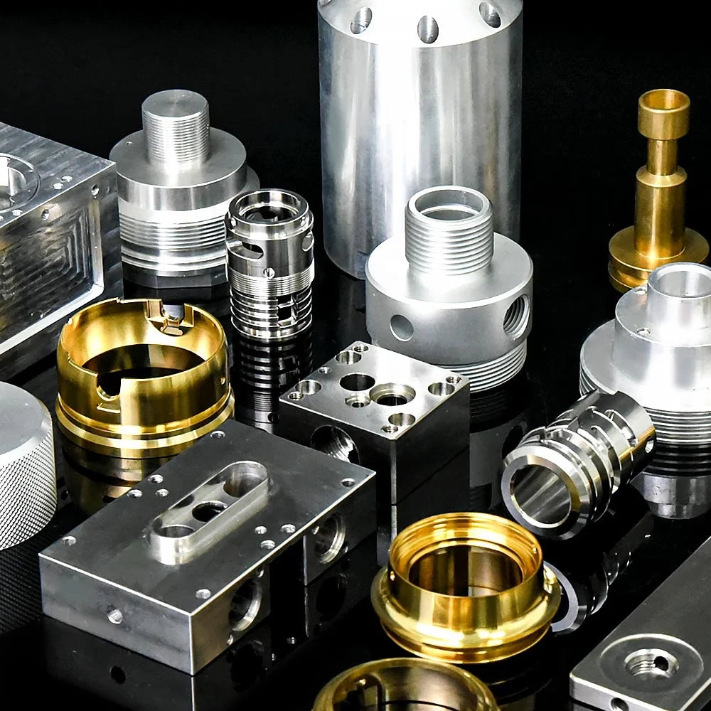 Machining Machinery Parts Metal Machine Small Fabrication Turning Machined 5 Axis Manufacturers Rapid Milled Parts for Cnc
