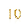 925 Sterling Silver Star Zirconia Pave  Simple Huggie Earrings Gift for Woman
