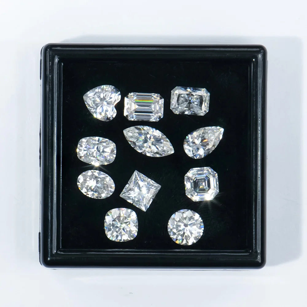 Wuzhou Fl d Color Vvs1 Pear Oval Heart Marquise Princess Cushion Radiant Emerald Cut Loose Mossanite Moissanite Diamond Stone