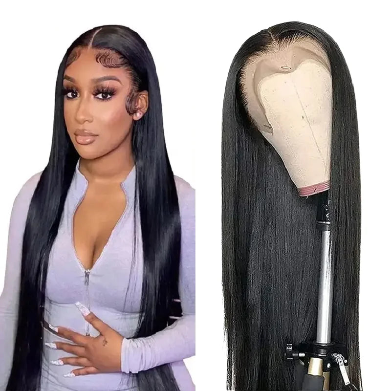Wholesale Cheap Brazilian Human Hair Lace Front Wigs 13x4 HD Lace Frontal Wig Natural Human Hair Wig for Black Women