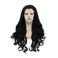 Celebrity 28inch Black Japanese Fibers  Futura Synthetic Hair Wigs Matte Wholesale Heat Resistant Synthetic  Hair Wigs