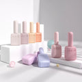 Customizable 11ml Glass Nail Polish Bottles Brush Cap Custom Color/Shape/Logo ODM OEM Cosmetic Containers for Nail Polish