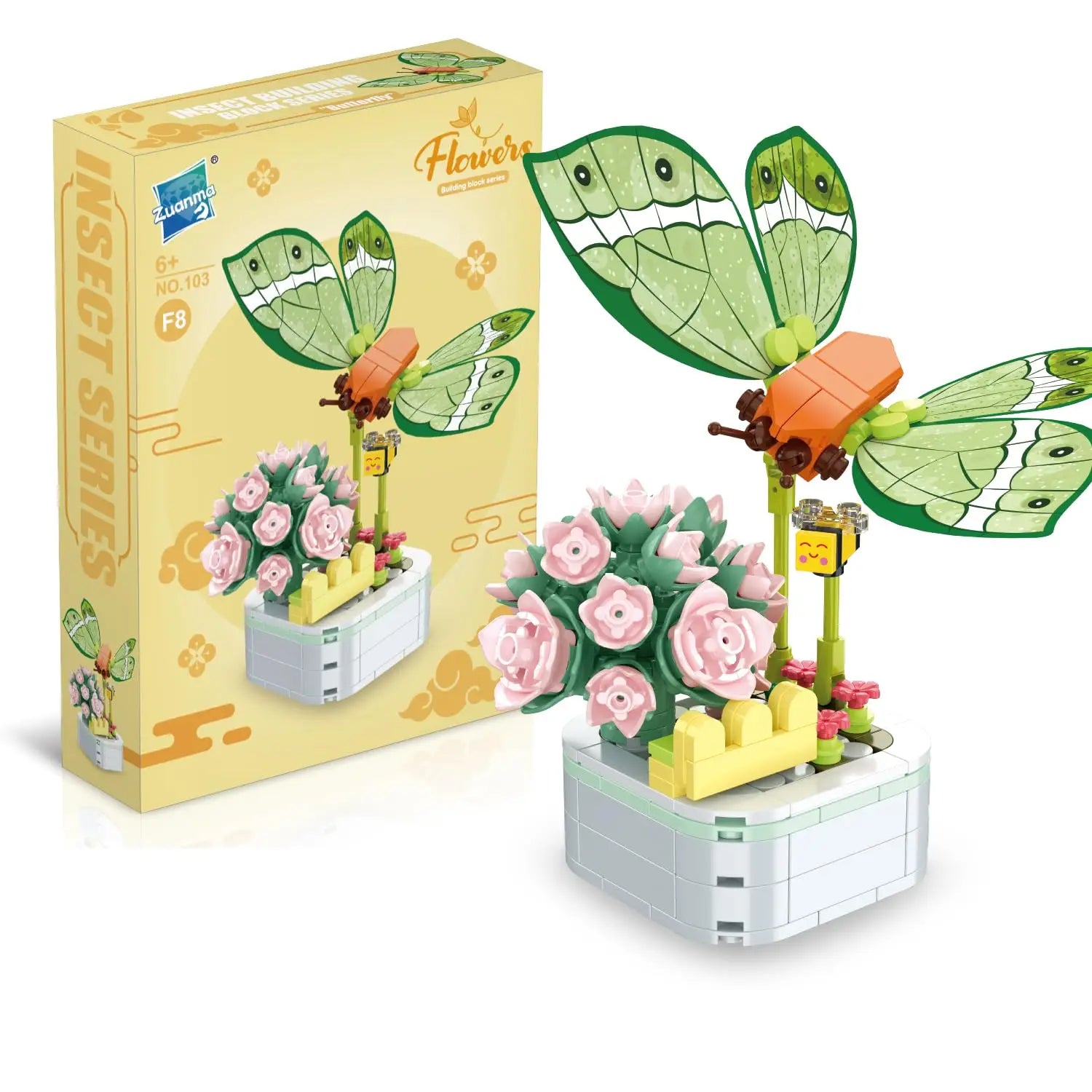 Flower Building Bouquet Set Flower Building Toys Building Blocks Flower Brick Toys Creative Project for Home Room Decor