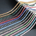 F044 Factory Crystal Diamond Rhinestone Sew-On Claw Chain Cup Chain for Garment Decoration Trimming