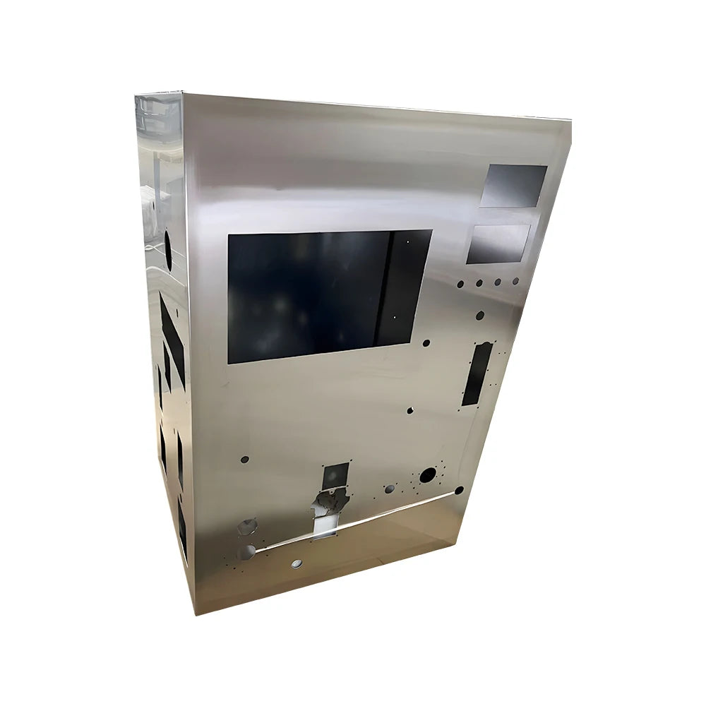 OEM Custom Stainless Steel Sheet Metal Fabrication Industrial Cabinet Enclosures-Laser Cutting Metal Bending Welding Services