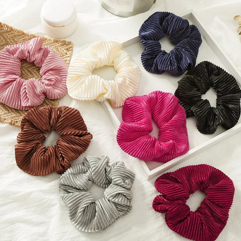 Wholesale Archer Women Elastic Hair Ties Custom Color OEM Designs Fashion Wrinkle-Free Ponytail Holders with Custom Logo