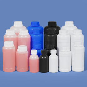 Round Water Bottles Plastic BPA Free for Liquid Detergents