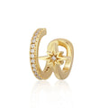 LOZRUNVE Fashion Jewelry Silver 925 North Star Double Band No Pierced Earring Women Ear Cuff