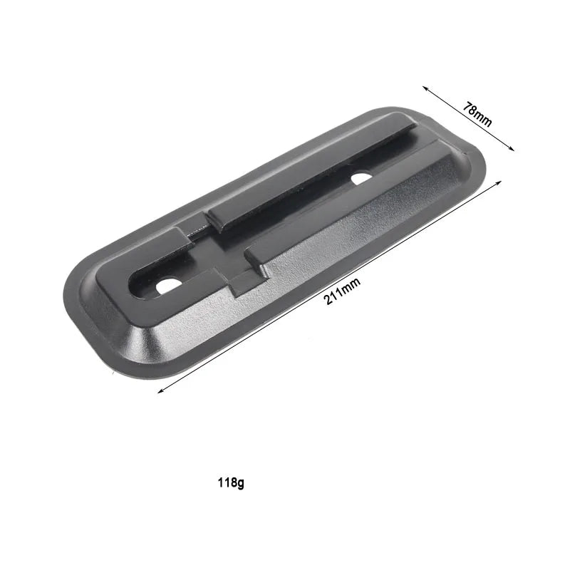 AM Nylon SUP Board Small Fin Base Platform 4 Inch Slide Fin Inflatable Skeg Stand Paddle Board Surfboard Accessory Black