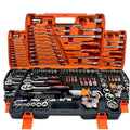 121-Piece Steel Wrenches Set Hard Plastic Toolbox OEM Supported for Auto Repair Home Garden Applications Minimum Order 1 Set