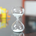 Wholesale RH Glass Hourglass Sand Timer Customized Sand Color High Transparency Portable Design Contemporary Tabletop Decoration