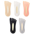 Women's Summer Five-Fingers Yoga Socks Velvet Mesh Short Socks Anti-Slip Breathable Casual Invisible Thin Section Split Toe