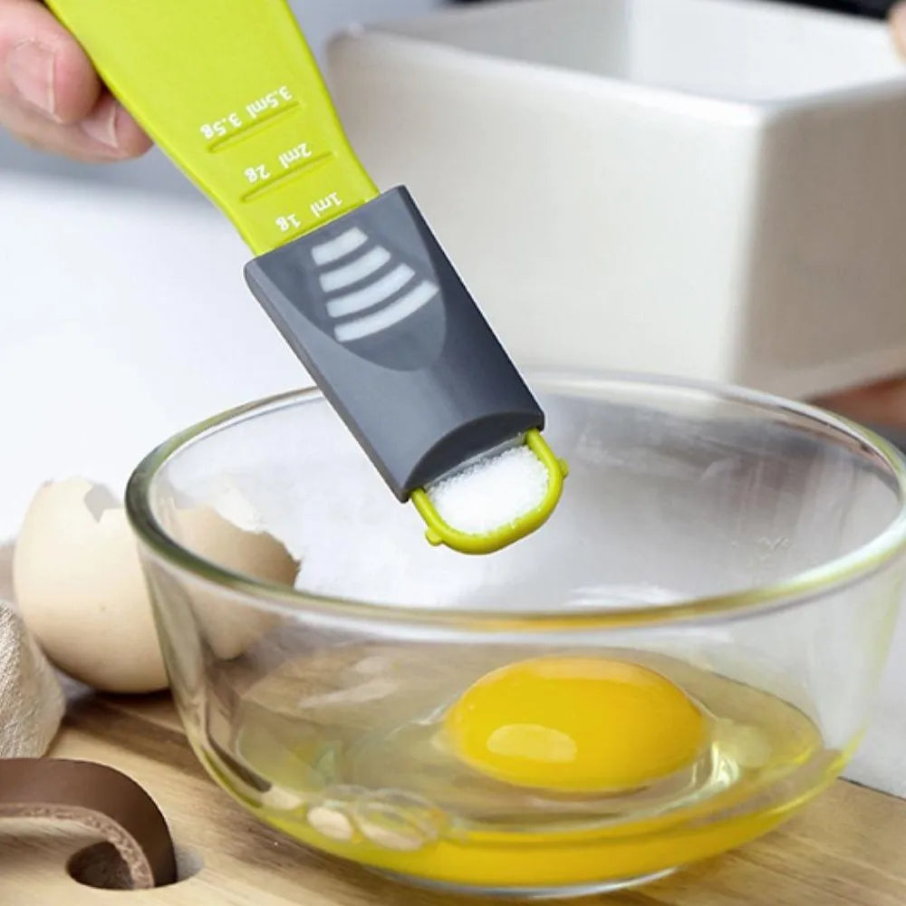 Wholesale Diet Kitchen Adjustable Measuring Spoon with Scale  CoffeeBaking Measuring Spoons for Wet and Dry Ingredients