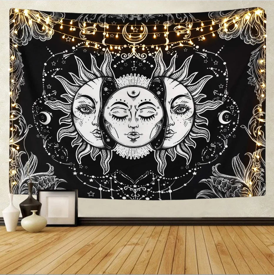 Indian Mandala Tapestry Wall Hanging Sandy Beach Throw Rug Blanket Camping Tent Travel Mattress Sleeping Pad Mandala Tapestry MegaBDM