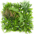 Uv Greenery Backdrop Wall Decor Wall Faux Eucalyptus Hedge Green Flowers Plastic Planters Leaf Green Grass Wall