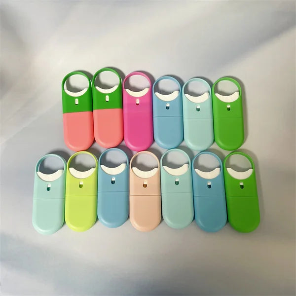 Fancy Pocket Plastic Credit Oval Card Spray Bottle 10ml 15ml  Perfume Pump Travel Size for for Portable Facial Hydrating Spray