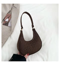 New Arrival Solid Stone Portable Underarm Bag Shoulder Handbag