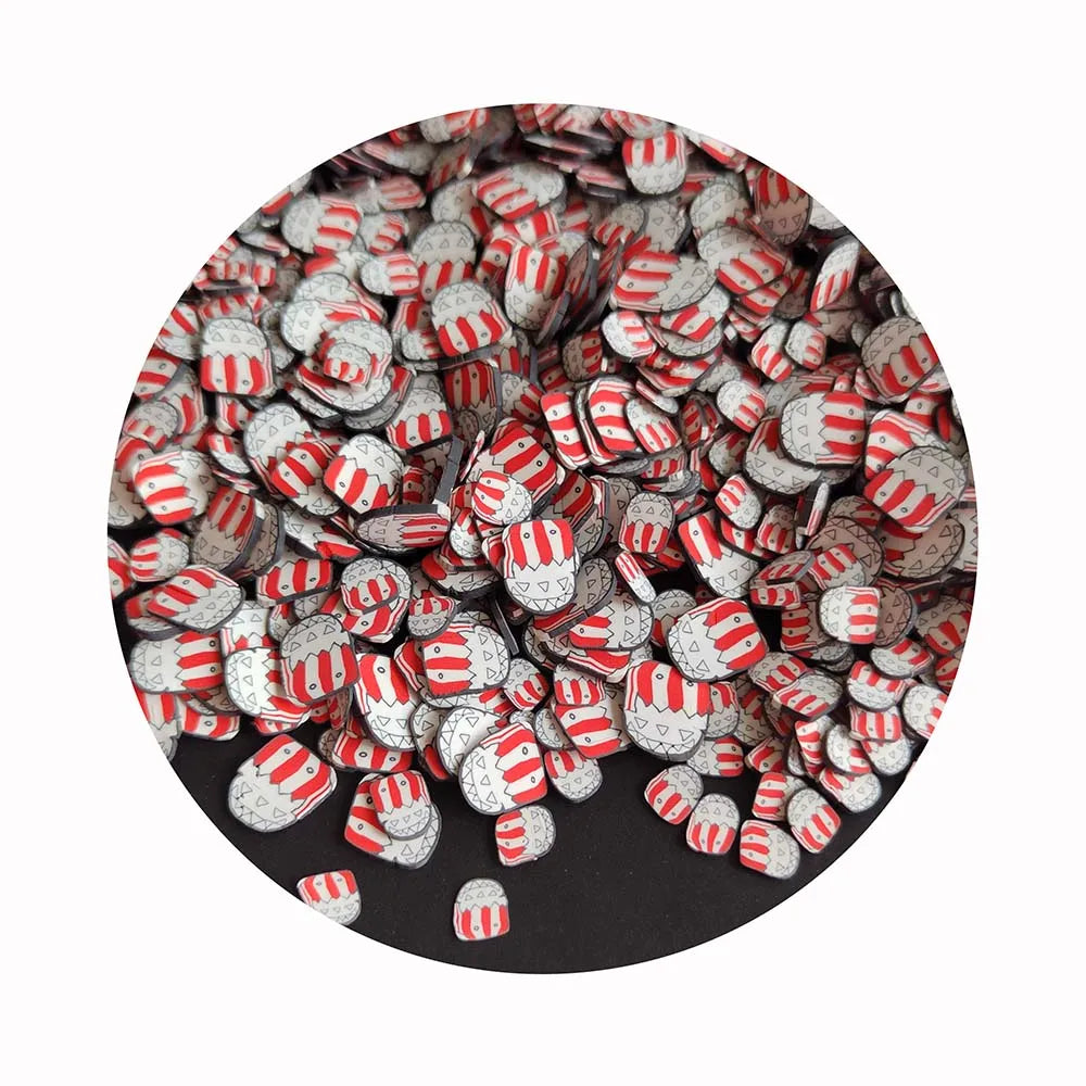 Cartoon Popcorn Confetti Polymer Clay Sprinkles for Crafts Making Diy Slime Slice