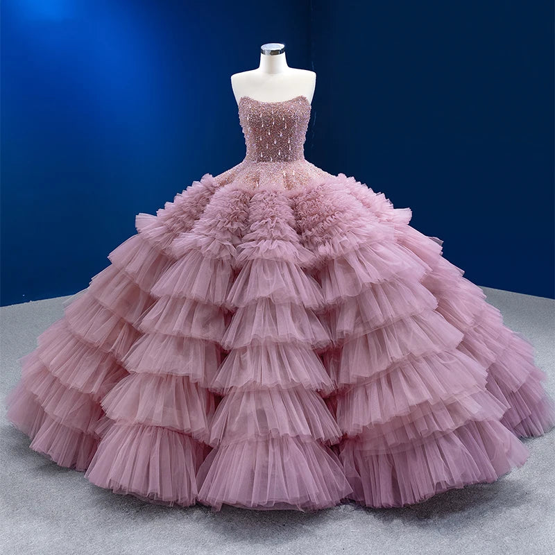RSM222221 New Off Shoulder Pleated Ruffles Evening Dresses Couture Carpet Evening Gowns