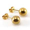 Wholesale 18K Gold Stainless Steel Vintage Geometric Designer Studs Diamond Pearl Women Christian Gift Stud Earrings