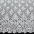 Elegant Dress Flower Chantilly Eyelash Lace Fabric for Bridal Wedding LT21813