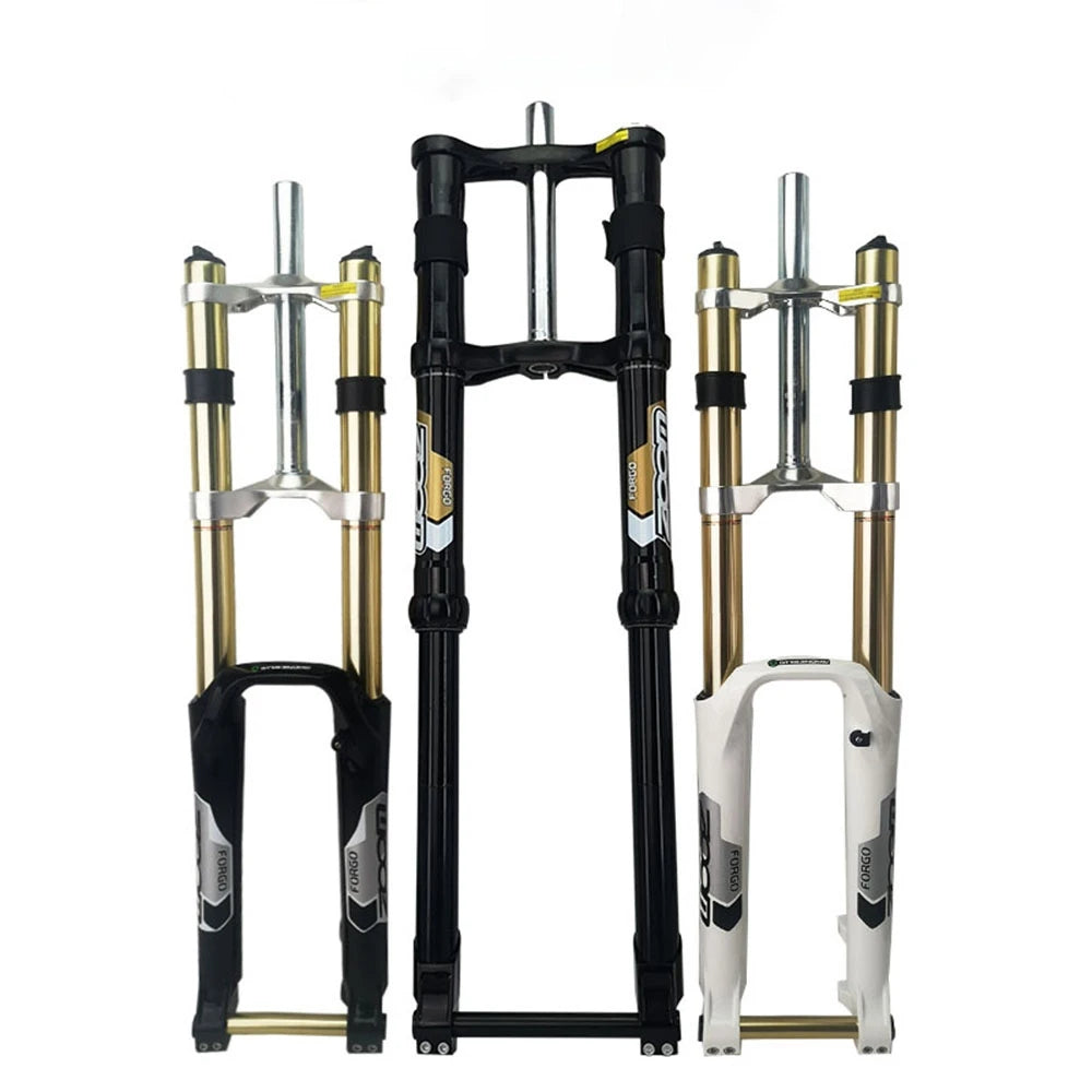 26 29 Inch MTB Air Suspension Fork 680DH Downhill AM Bike Fork Thru Axle Hydraulic Lockout Disc Brake Compatible Front Fork