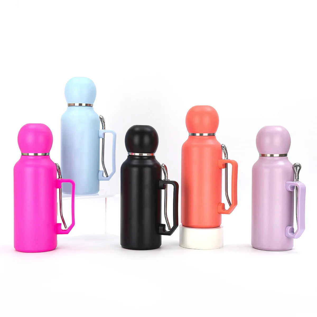 Large Capacity 304 Stainless Steel Brazil Football Cup Thermos Classic Portable Outdoor Handle Cup Vacuum Stirring 6-12 Hours MegaBDM