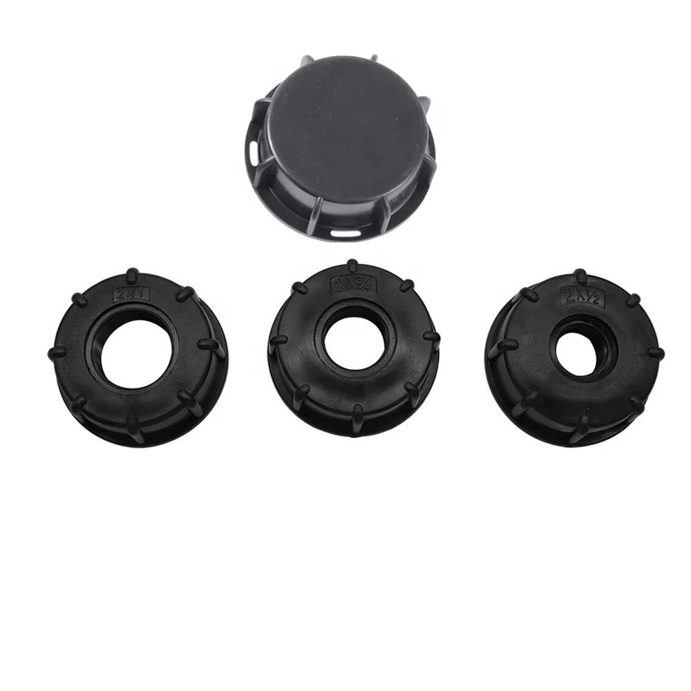 S60X6 1/2" 3/4" 1" Female Thread IBC Water Tank Adapter Water Tap Connectors Valve Replacement Fittings