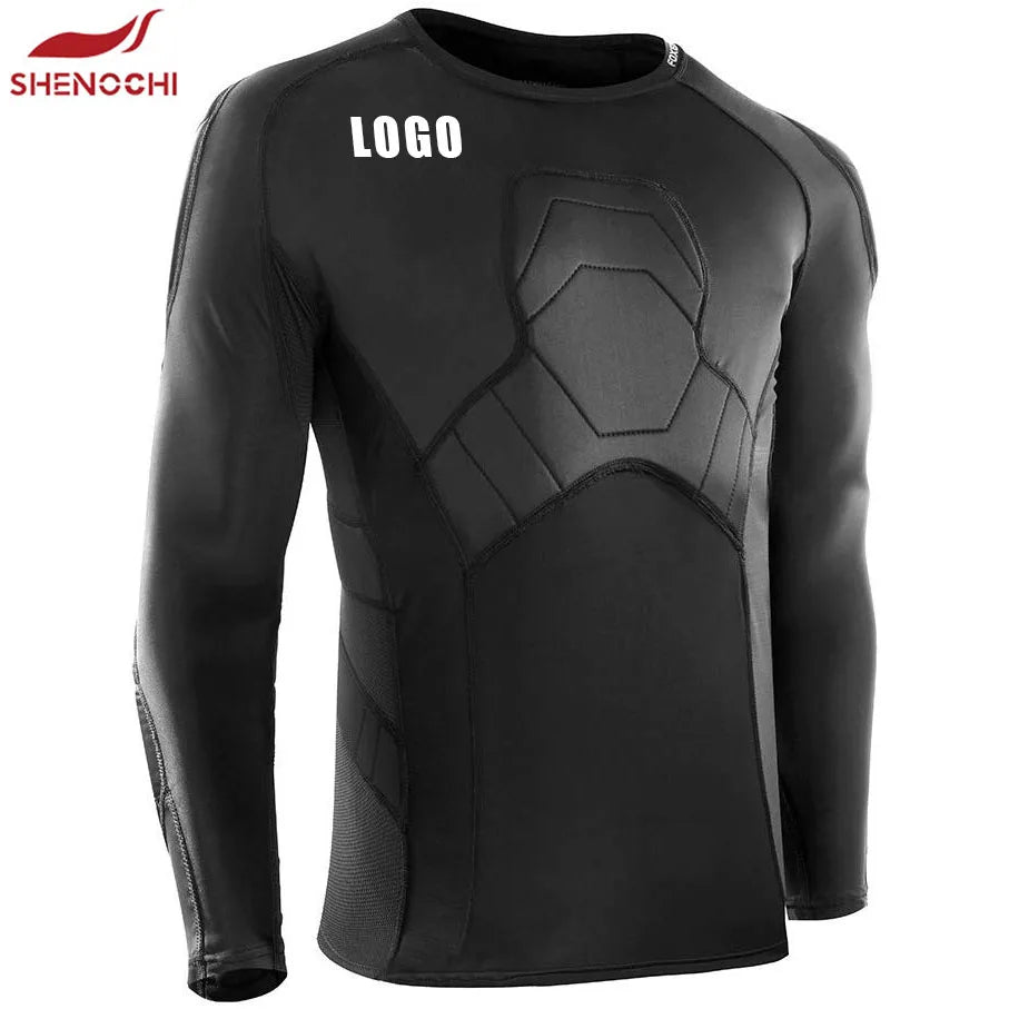 Soccer Goalie Bodyshield Custom Goalkeeper Jersey Padded Logo Clothing Padded Wear Goalkeeper