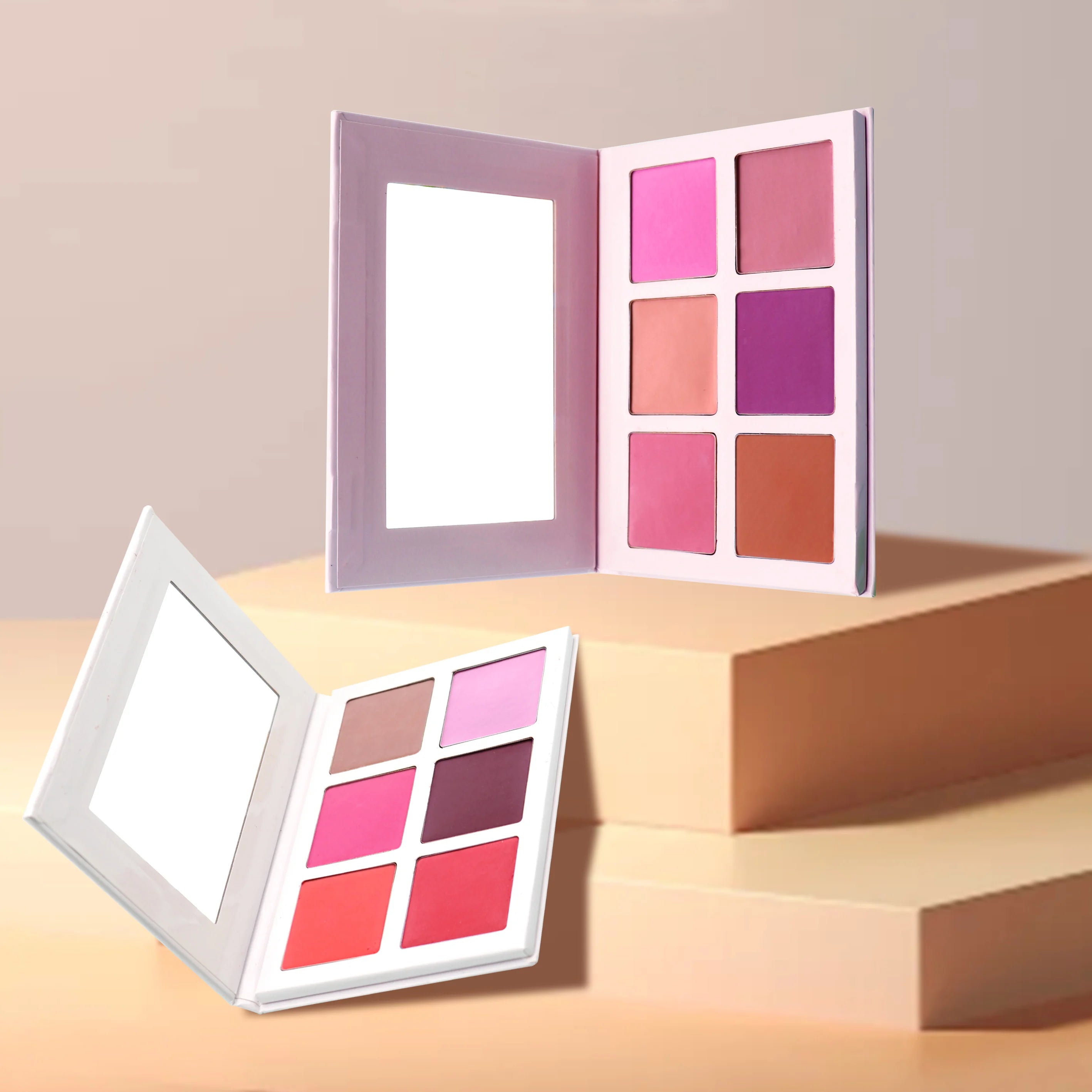 Wholesale Waterproof Long Lasting 6 Color Blush Makeup High Pigment Private Label Make Your Own Blush