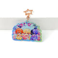 New Custom Holographic Anime Cartoon Printing Charm Acrylic Keychain Double Sided Printing