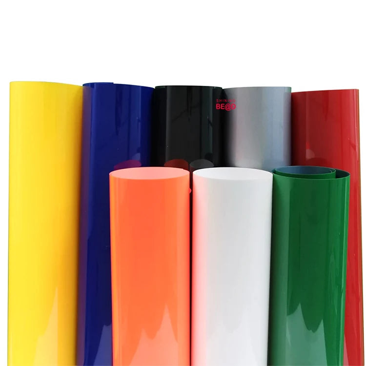 Wholesale 25*0.5m Korea Quality PVC Heat Transfer Vinyl Roll for T-shirt/Hat/Handbag/Cup Iron on HTV Printing Pattern Decoration