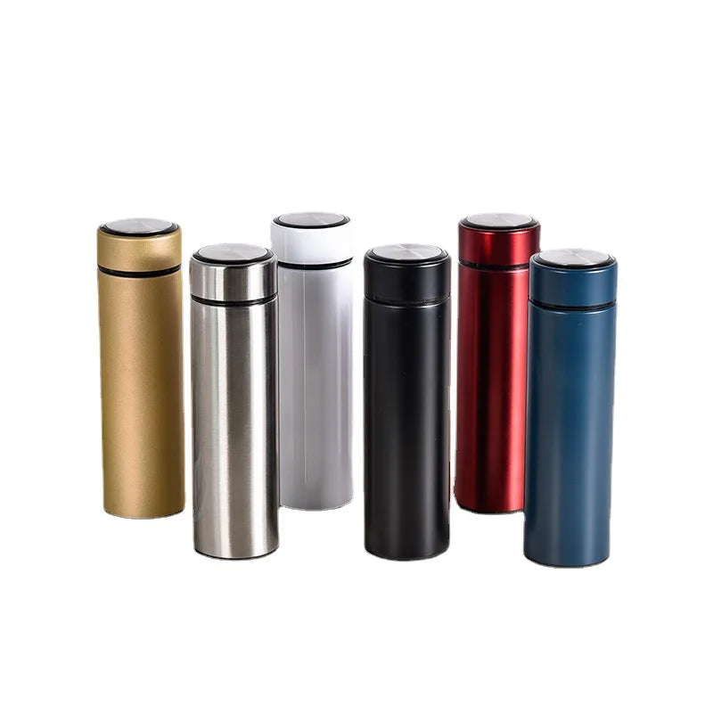304 Stainless Vacuum Flasks Water LED Cup Thermos Double Wall Insulated Bottle with Temperature Water Flask Vacuum
