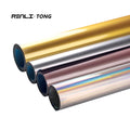 Renlitong PU Soft Gold Lettering Film High Quality Pretty Color Customize Korea Metal Color Vinyl Film HTV for Clothing Printing
