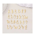 18k Gold Filled a to Z 26 Letters Charm Initial Charm Letter Pendant for DIY Bracelet Necklace Jewelry Making