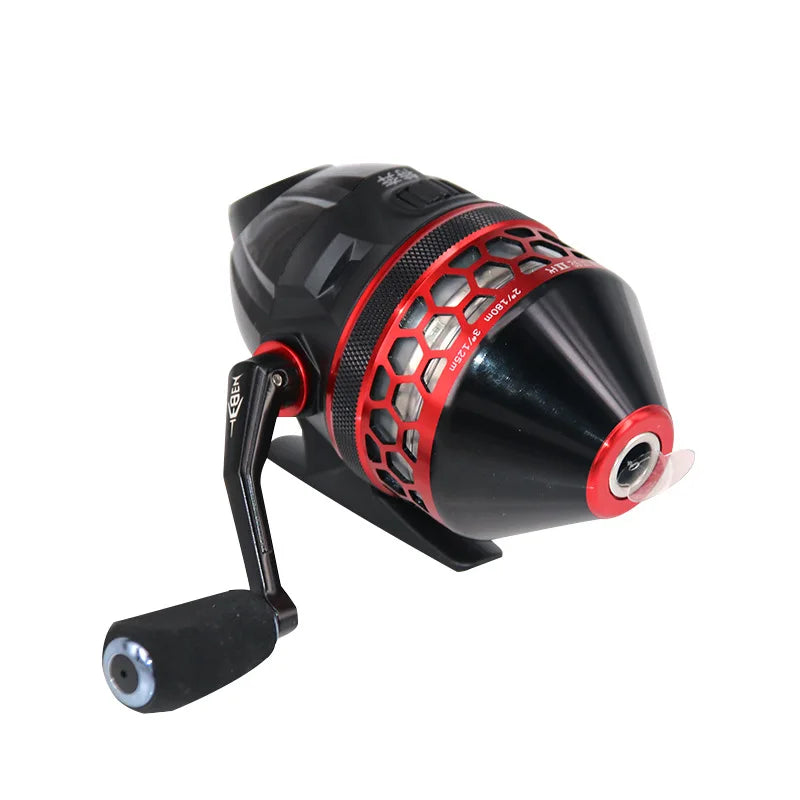 4.0:1 Trigger Spin Under Spin Cast Shooting Reel Splash Closed Metal Spincast Reel