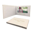 Custom Linen Material 7 Inch 10 Inch IPS Screen Digital Card Video Brochure Wedding Motion Video Book MegaBDM