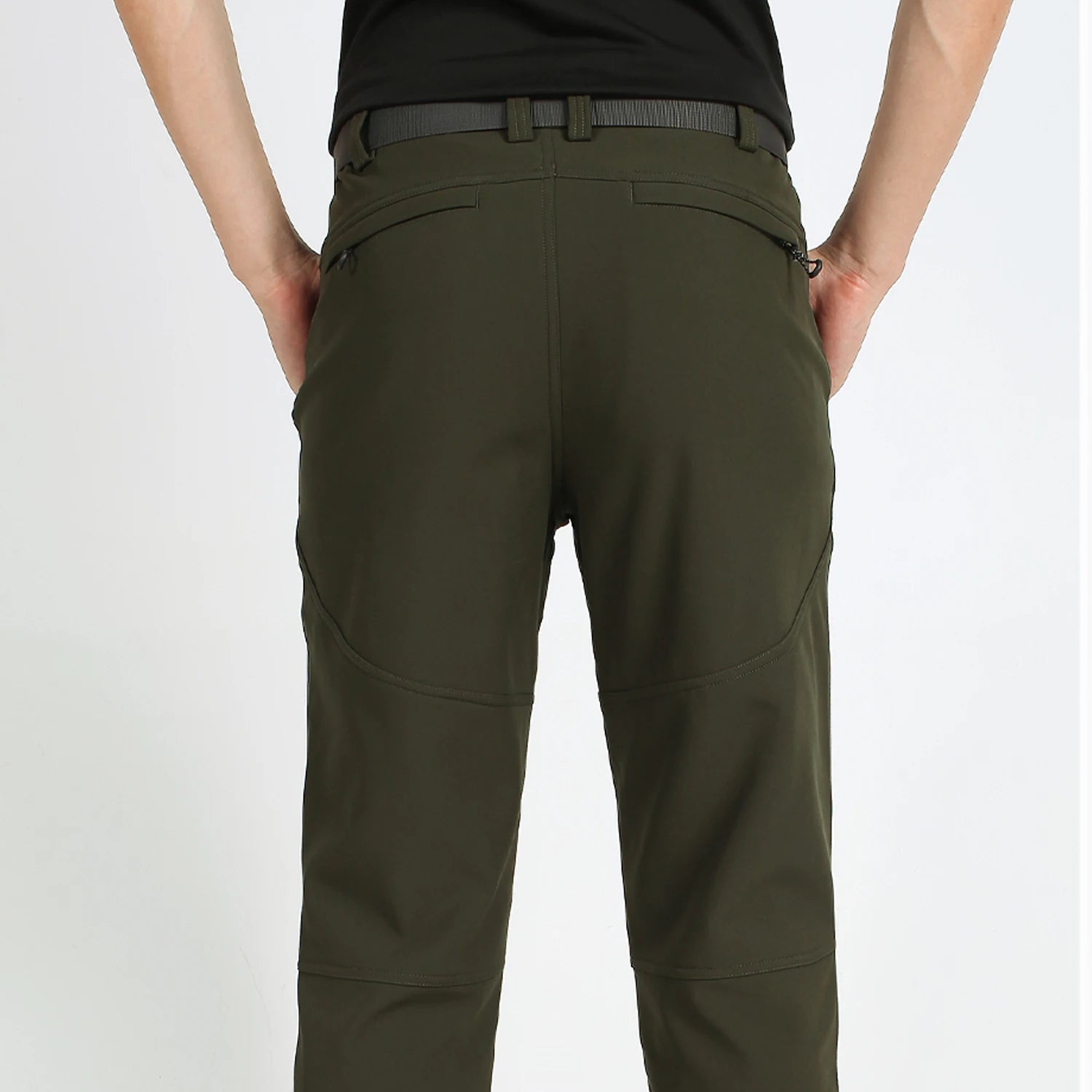 Good Quality Stretch Formal Work Wear Trousers Fashion for Men Sport Pants Straight Mid Button Fly Windproof 100% Polyester