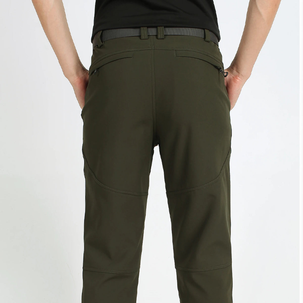 Good Quality Stretch Formal Work Wear Trousers Fashion for Men Sport Pants Straight Mid Button Fly Windproof 100% Polyester MegaBDM