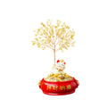 Wholesale Natural Crystal Chips Fortune Tree Hand-Woven Fortune Cat Crystal Tree Home Tabletop Ornament