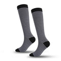 Fashion Compression Knee High Socks for Woman Men Travelling Sports Working