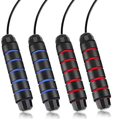SP Adjustable High Speed Weighted Steel Wire PVC Anti-Slip Handles Sweatband Skipping Rope