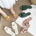 Comfortable Popular Summer Flat Heel Slipper Beach Women Slides Open Toe Ladies Footwear