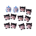 Wholesale Cartoon Nezha Ao Bing People Head Charms Slime Kids Cute Diy Jewelry Hair Accessories Planar Flatback Resin Cabochon