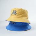 100% Cotton Reversible Bob Hat With Custom Embroidery Logos on Both Sides100% Cotton Bucket Hat With Custom Embroidery Logos