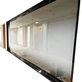 Professional FANNA JBM 2mil Embossed PET Glass Gradient Film for Bathroom Hotel Office School Premium Privacy Decorative